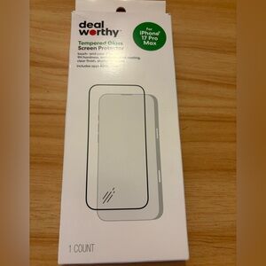 Tempered Glass Screen Protector for iPhone 17 Pro Max - Clear